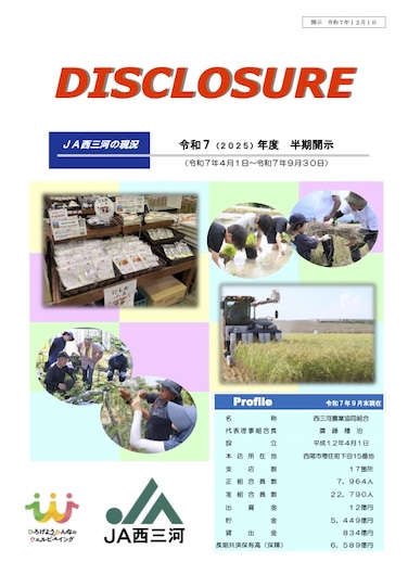 ディスクロージャー2024上半期