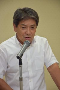 平井新部会長による就任あいさつ