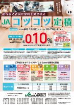 給与振込者向け金利上乗せ積立　ＪＡコツコツ定積