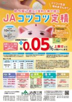 給与振込者向け上乗せ積立 ＪＡコツコツ定積